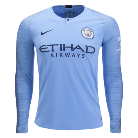 Manchester City Thuis Shirt 2018-19 L/S